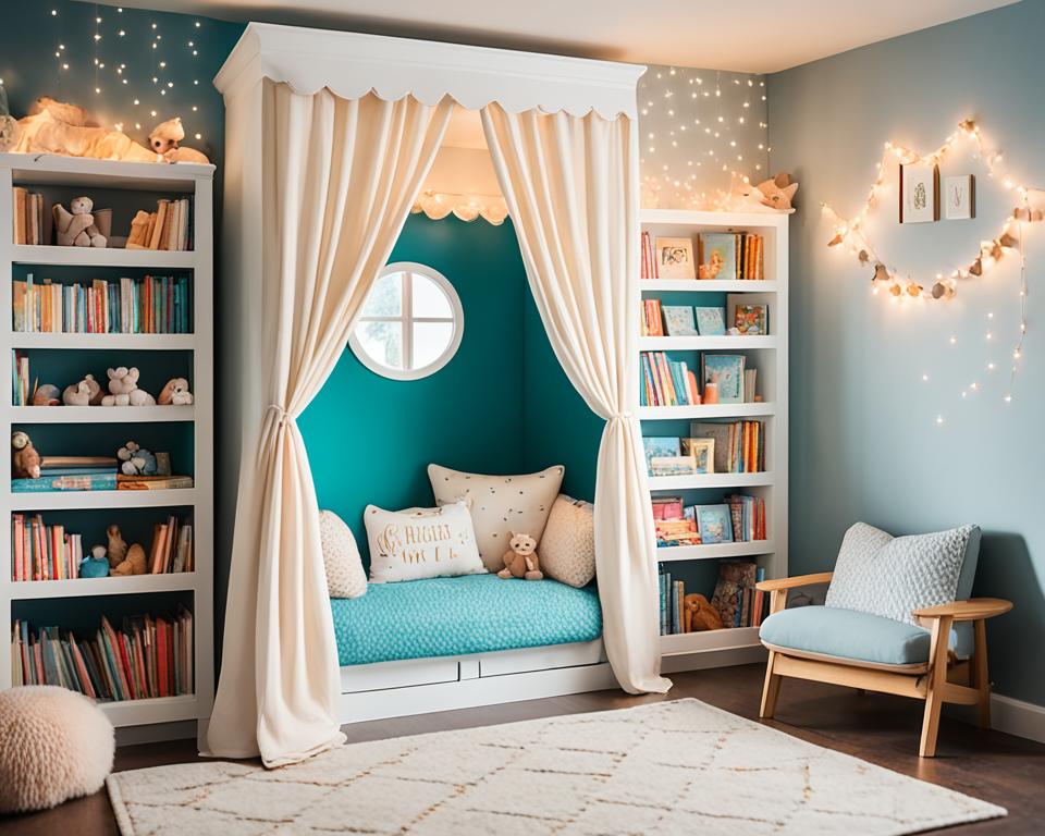 closet reading nook