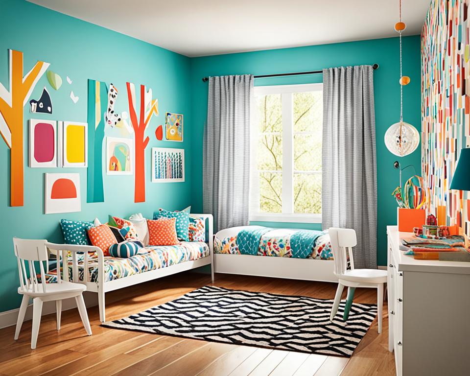 colorful kids rooms