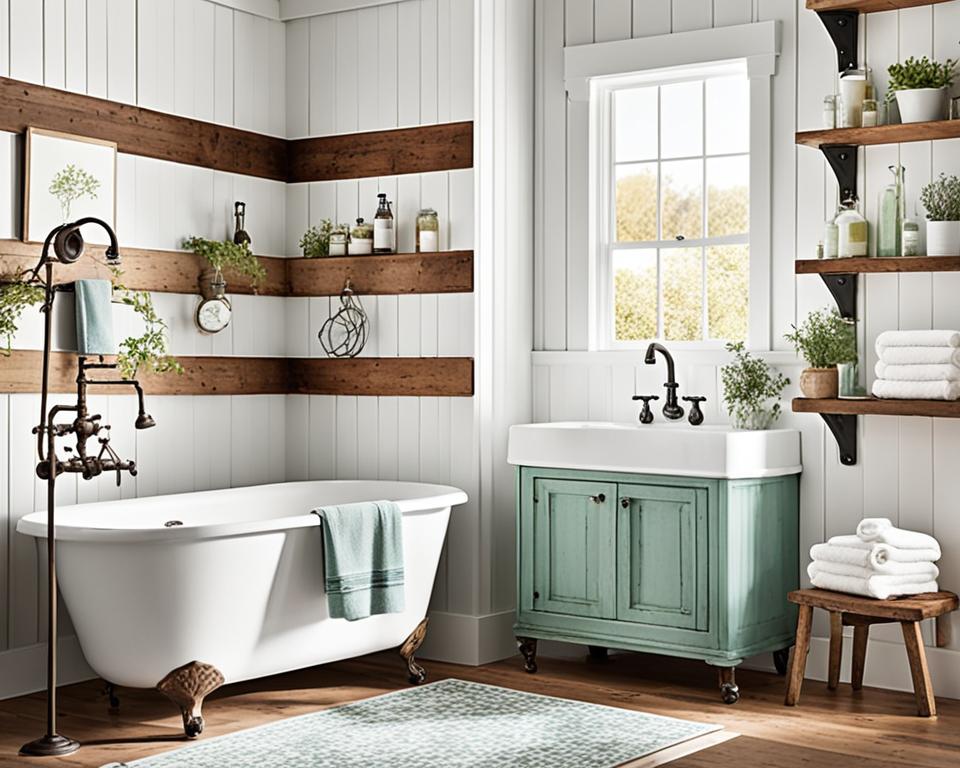 farmhouse bathroom decor