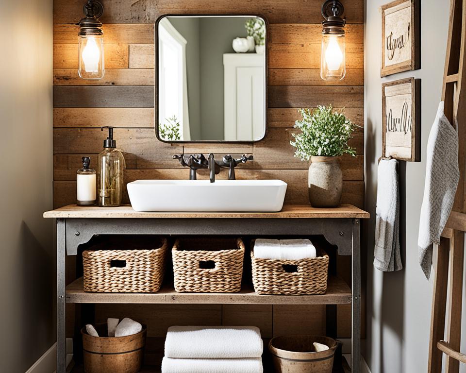 farmhouse console sink