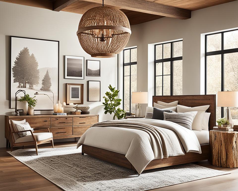 farmhouse inspired bedroom