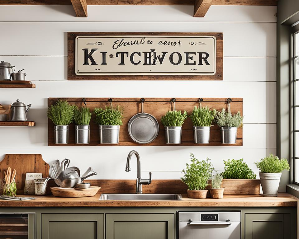 farmhouse kitchen wall decor