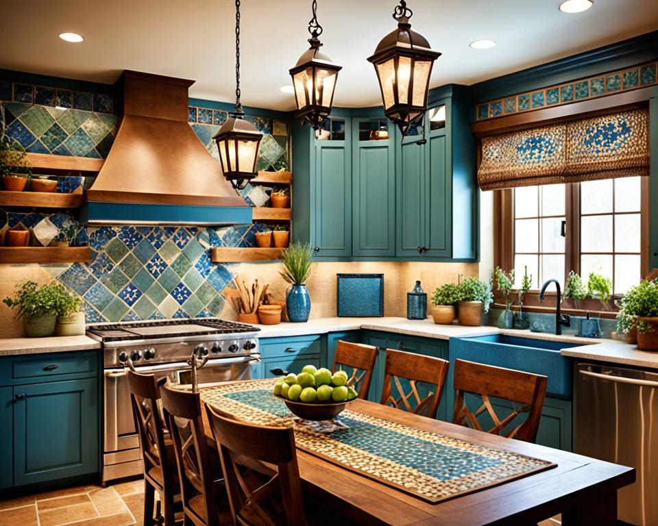 mediterranean kitchen patterns