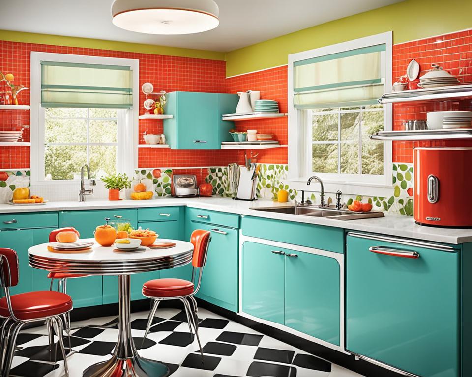 retro kitchen design