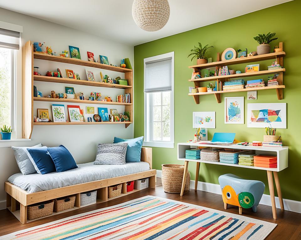 sustainable kid's room decor