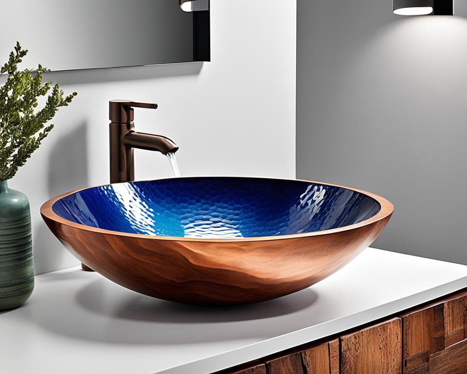 unique vessel sink decor