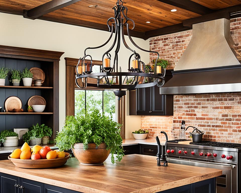 wrought iron kitchen decor